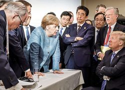 Трамп побил горшки с Европой на саммите G7