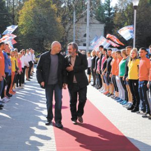 Церемония открытия клуба Sport Life в Луцке