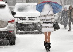 &laquo;Киевавтодор&raquo; приступил  к уборке в городе первого снега